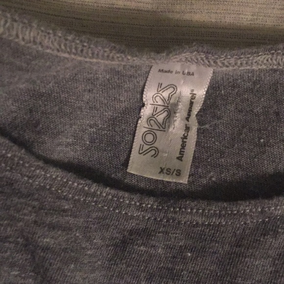 American apparel gray t shirt trapeze dress XS/S - Picture 2 of 3
